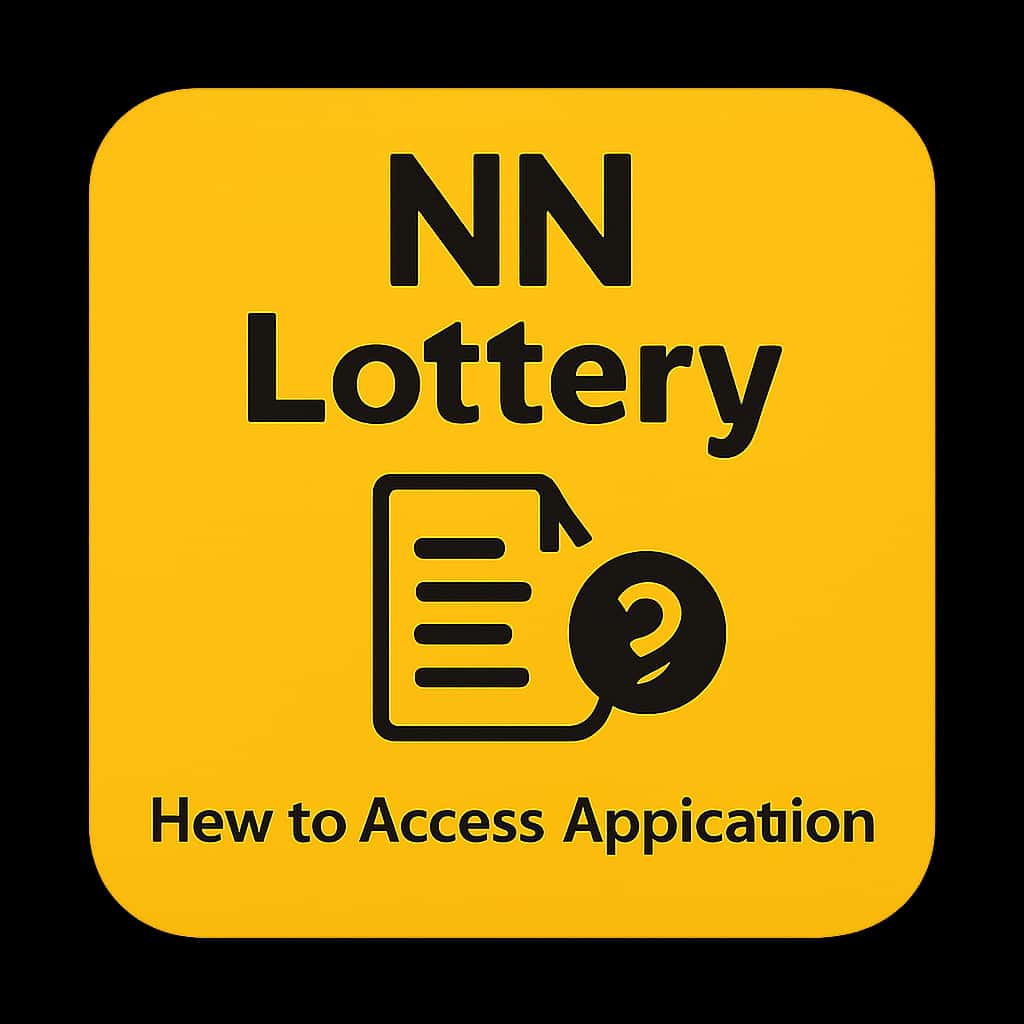 Icon representing NN Lottery application access instructions.