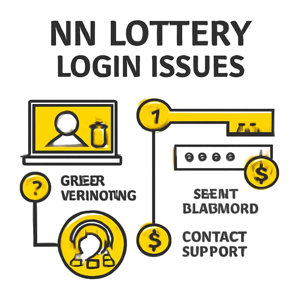 An educational illustration on resolving NN Lottery login problems.