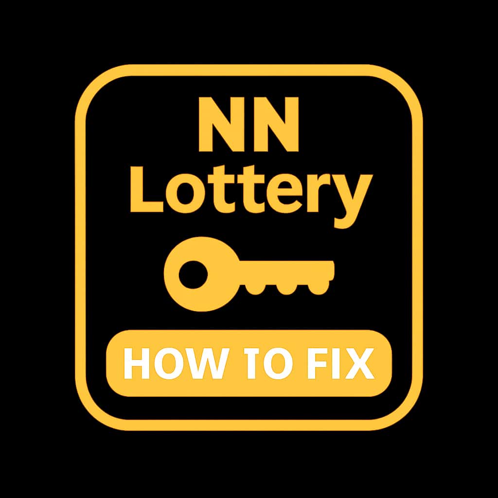 An icon representing guidance on NN Lottery login issues.