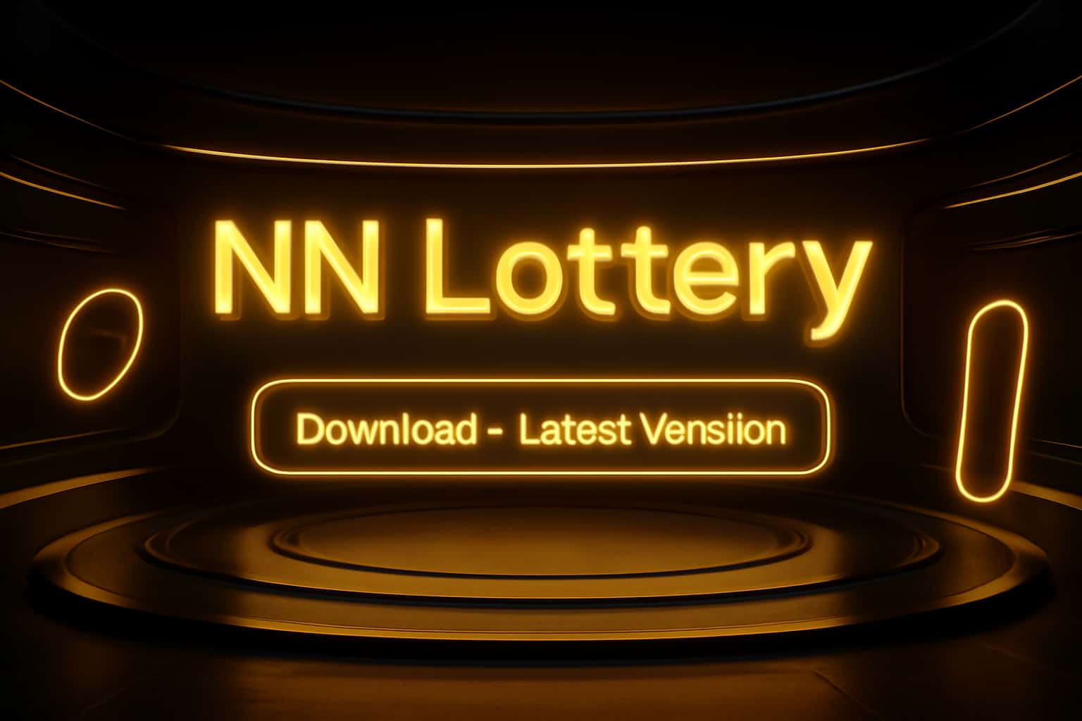 Futuristic lottery app background