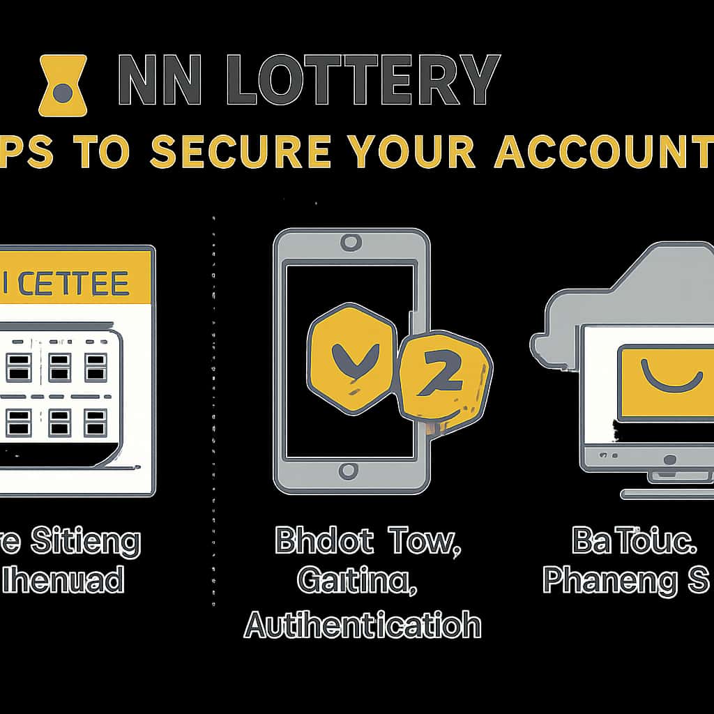 Illustration on account security tips.