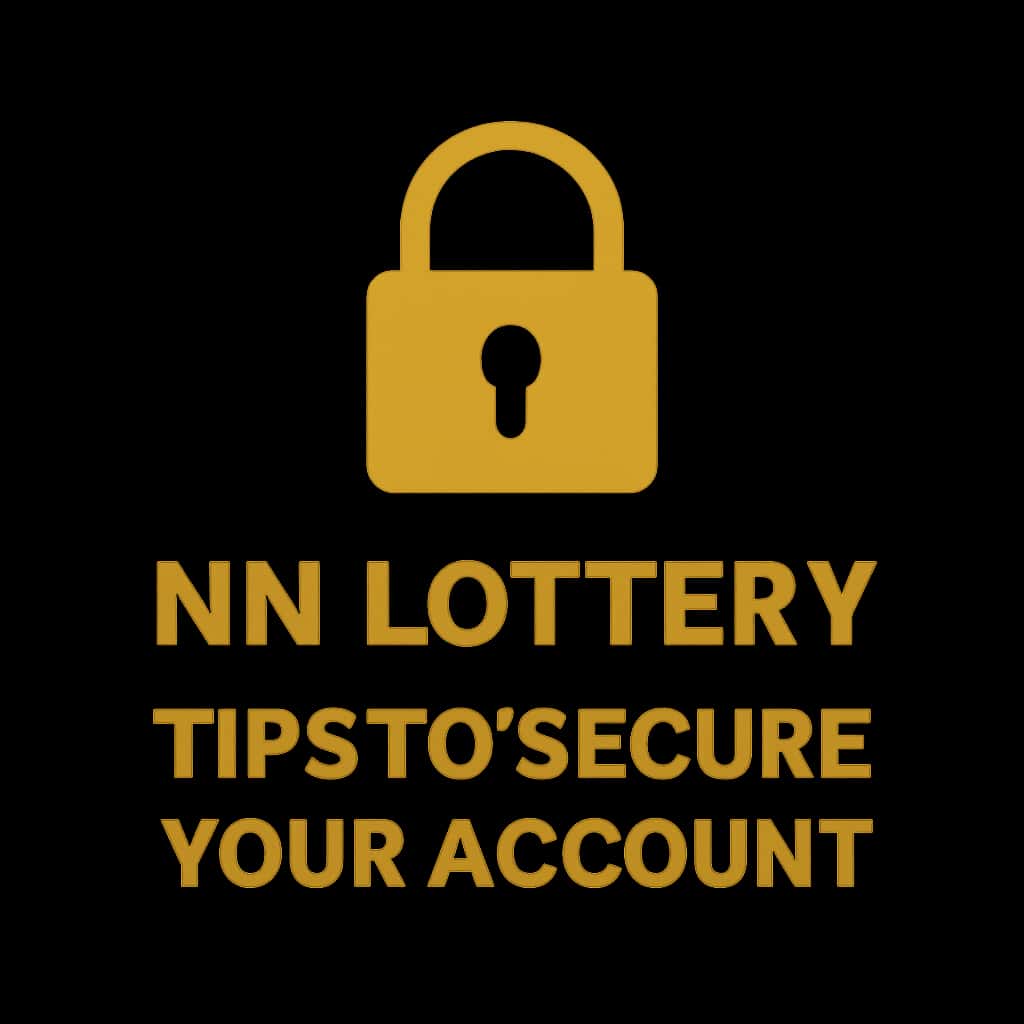 A badge design on NN Lottery account security.